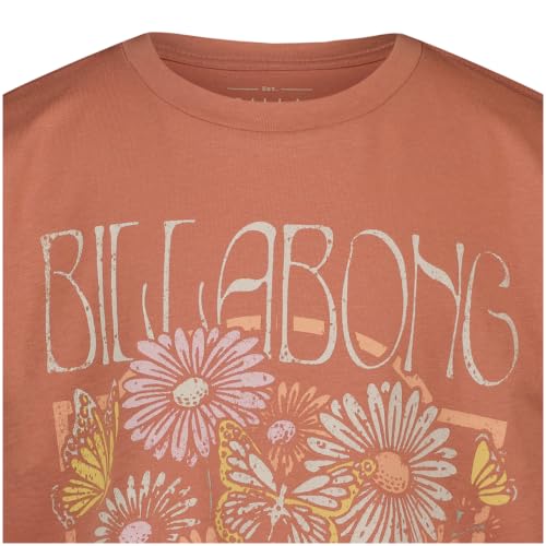 Image of Billabong Girls' Premium Short Sleeve Oversized Fit Graphic T-Shirt