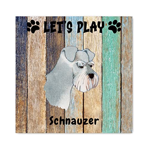 Panneau en bois Let's Play pour salon et chambre cosy