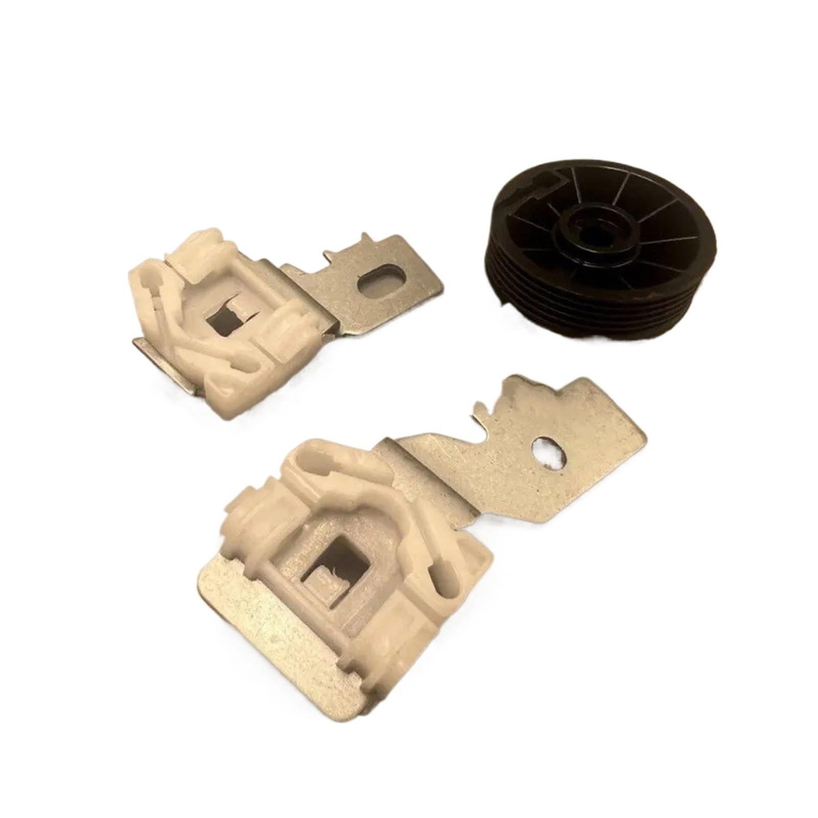 Clip Elevalunas PARA NISSAN PARA QASHQAI DELANTERO IZQUIERDO 2002-2016 KIT DE REPARACIÓN DE REGULADOR DE VENTANA CABLES Y RODILLO