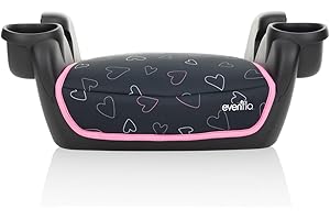 Evenflo GoTime No Back Booster Car Seat in Pink