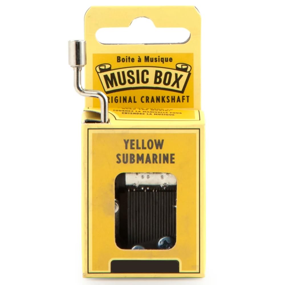 That's Crackers! Yellow Submarine | Wind & Listen Mini Music Box | Little Gift | Cracker Filler