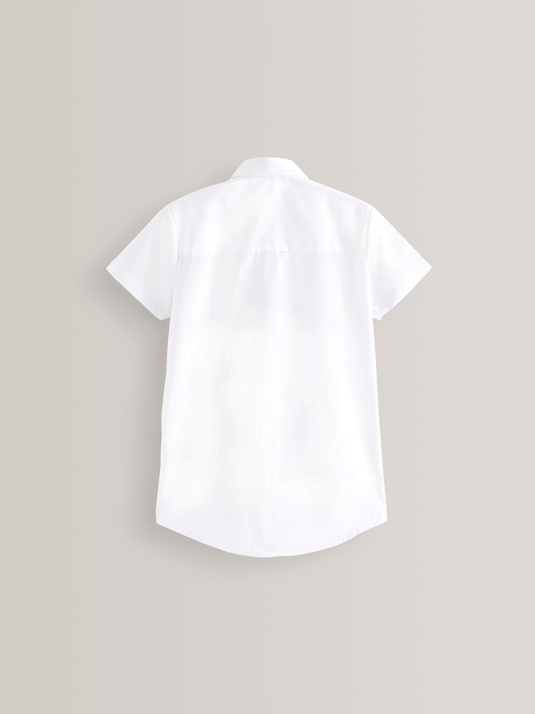 NEXT Fille Chemise d'école Standard à Manches Courtes, Lot de 2