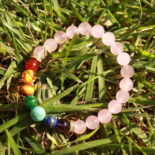 2pcs lava rock 7 chakra healing bracelet Handmade Jewelry Gifts for men women 8mm Crystal Bracelets Relief anxiety Yoga Beads Bracelets3