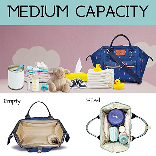 Image of VISMIINTREND Mini Diaper Bag for Baby | Small Nappy Bags for Mother | Maternity Travel Handbag | Hospital Bags for Mom | Baby Shower Gift for Mom | Gifts for New Born Baby Boy Girl