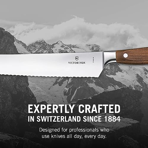 Victorinox Grand Maître Bread Knife, Wood, Wavy Edge, 26 cm Blade, Forged, Stainless Steel - Image 7