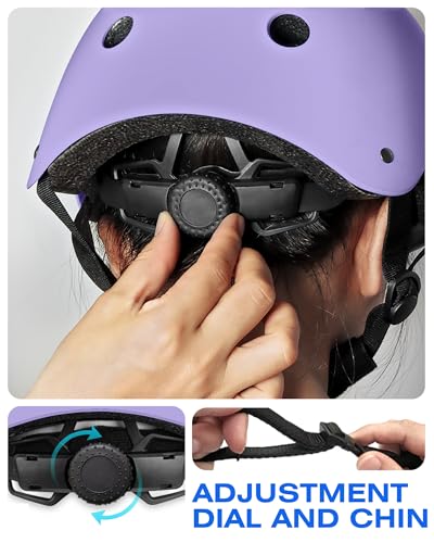Casco de bicicleta infantil con diseño ajustable multideporte de alta protección 5