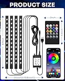 Car LED Interior Lights, Music Synchronization RGB Interior Lights, APP and Remote Control, USB Port, Light Bar Suitable for Car, Atmosphere Lighr Great Gift for Men Husband Women - Image 2