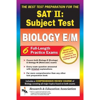 Biology E/M: The Best Test Preparation for the Sat II