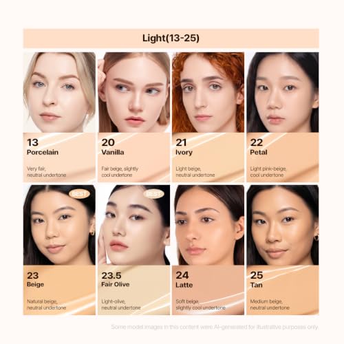 Image of ESPOIR Be Velvet Cushion Foundation #21 Ivory | Quick and Easy Coverage with Long-lasting Color by Zero Oxidation, Velvety Smooth Finish & Lightweight Formula, Vegan, Korean Makeup, 0.46 oz