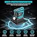 Power Inverter Compatible with Makita 18V Battery: Ecarke Portable Power Supply Inverter Convert - Real 200W DC 18V to AC 110V-120V Battery Powered Outlet with 2 USB AC Power Station(Bare Tool Only)