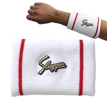 Amazon | 野球 久保田スラッガー リストバンド セット 2個 両腕