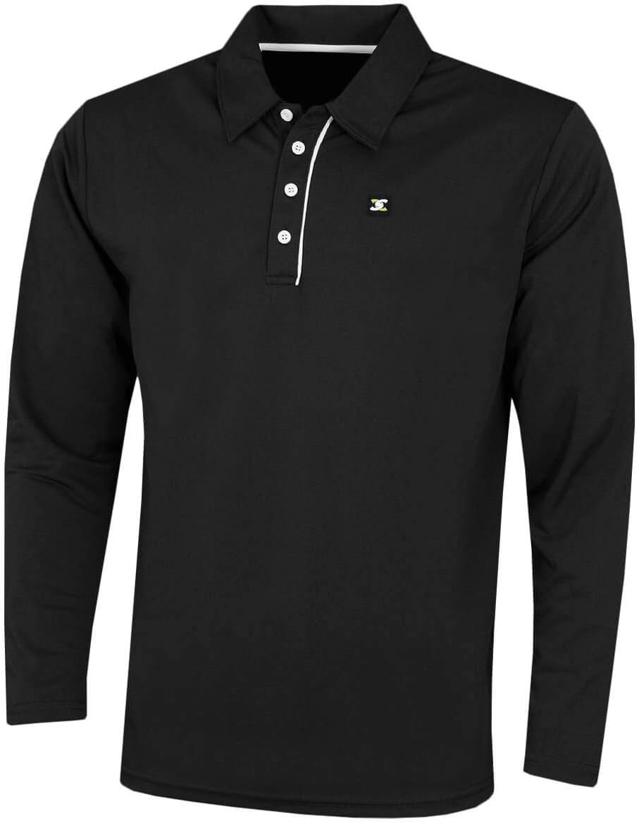 StuburtMens Urban Long Sleeve Wicking Breathable Golf Polo Shirt