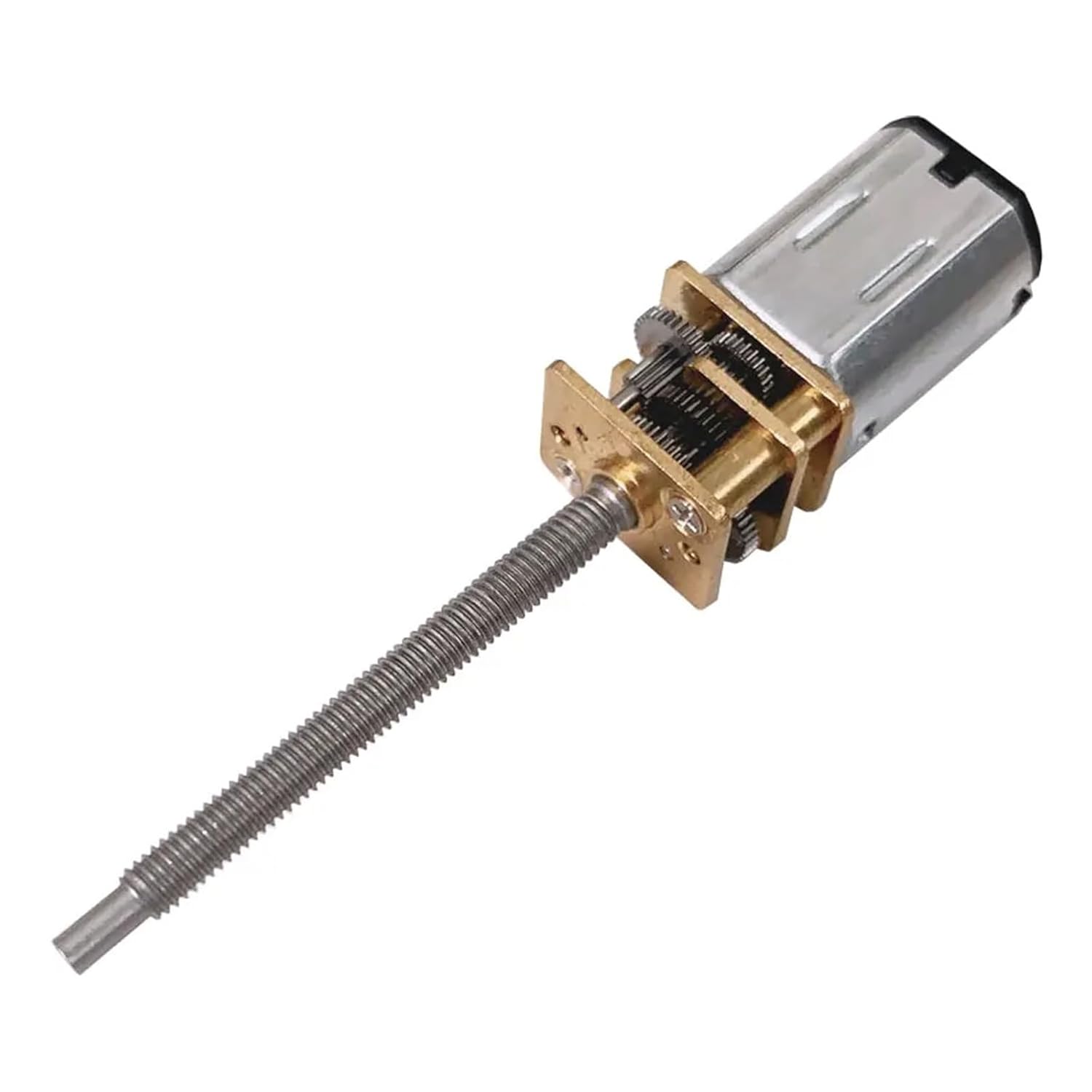 GA12-N20-M3*34 マイクロ減速ギアモーター DC 3V 6V 12V 延長ねじ軸スクリューモーター 金属ギアホイール付き
