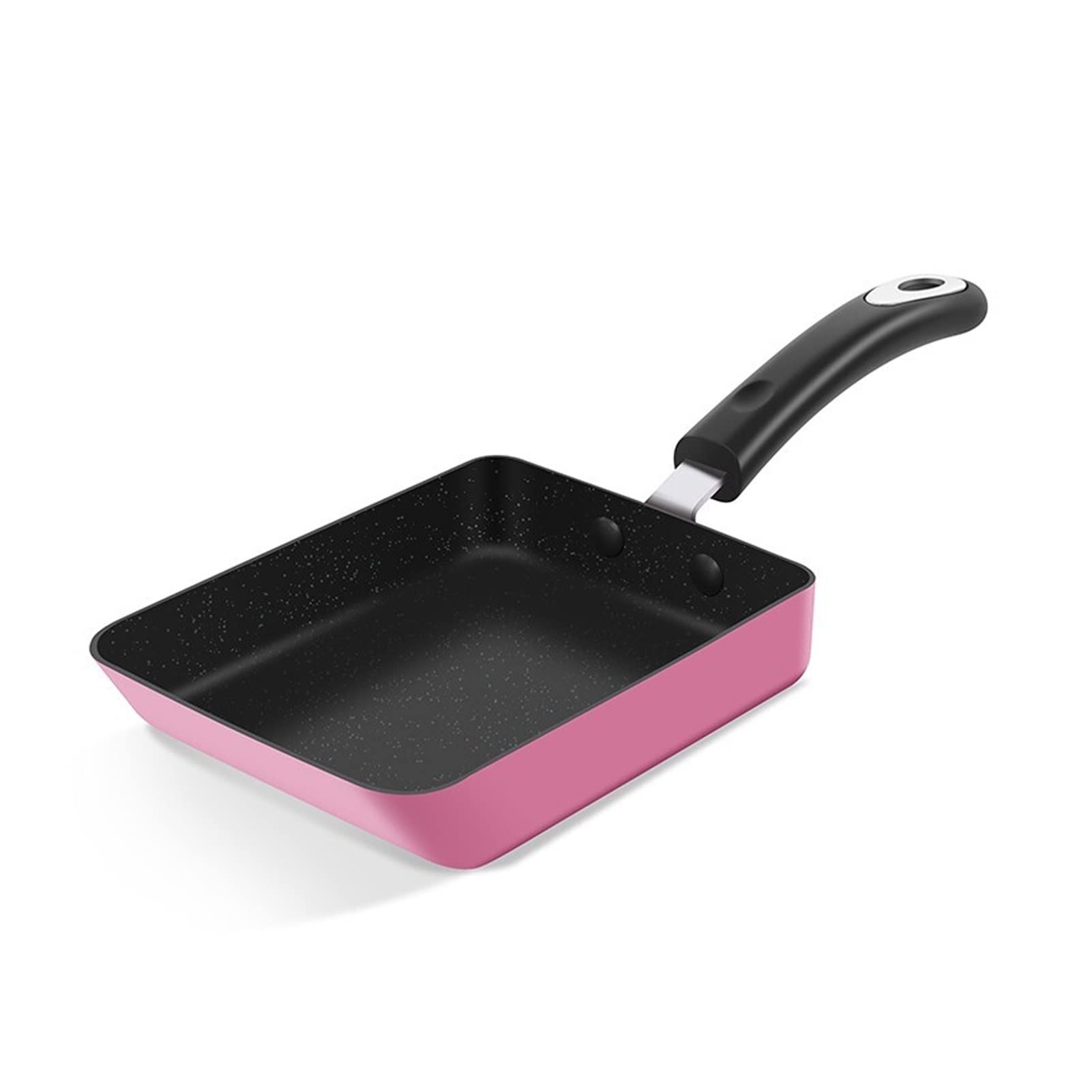 Nieprzywierająca patelnia patelnia patelnia 18 cm nieprzywierająca patelnia kwadratowa patelnia do grillowania steków patelnia wok patelnia do gotowania z uchwytem zapobiegającym oparzeniom patelnia do gospodarstwa domowego nieprzywierająca patelnia do ja