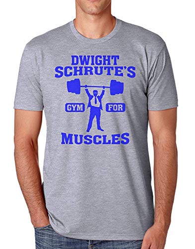 doohcwBDJ Dwight Schrute's Gym for Muscles The Office Men's Athletic Fit Funny Cool