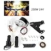 Electric Bike Kit, 16-28" Wheel Motor Conversion Kits, E Bike Conversion Kits Motor Bike Kit with DC Motor 24v 250w, Convert Bike to Electric Kit， Electric Bike Motor #1
