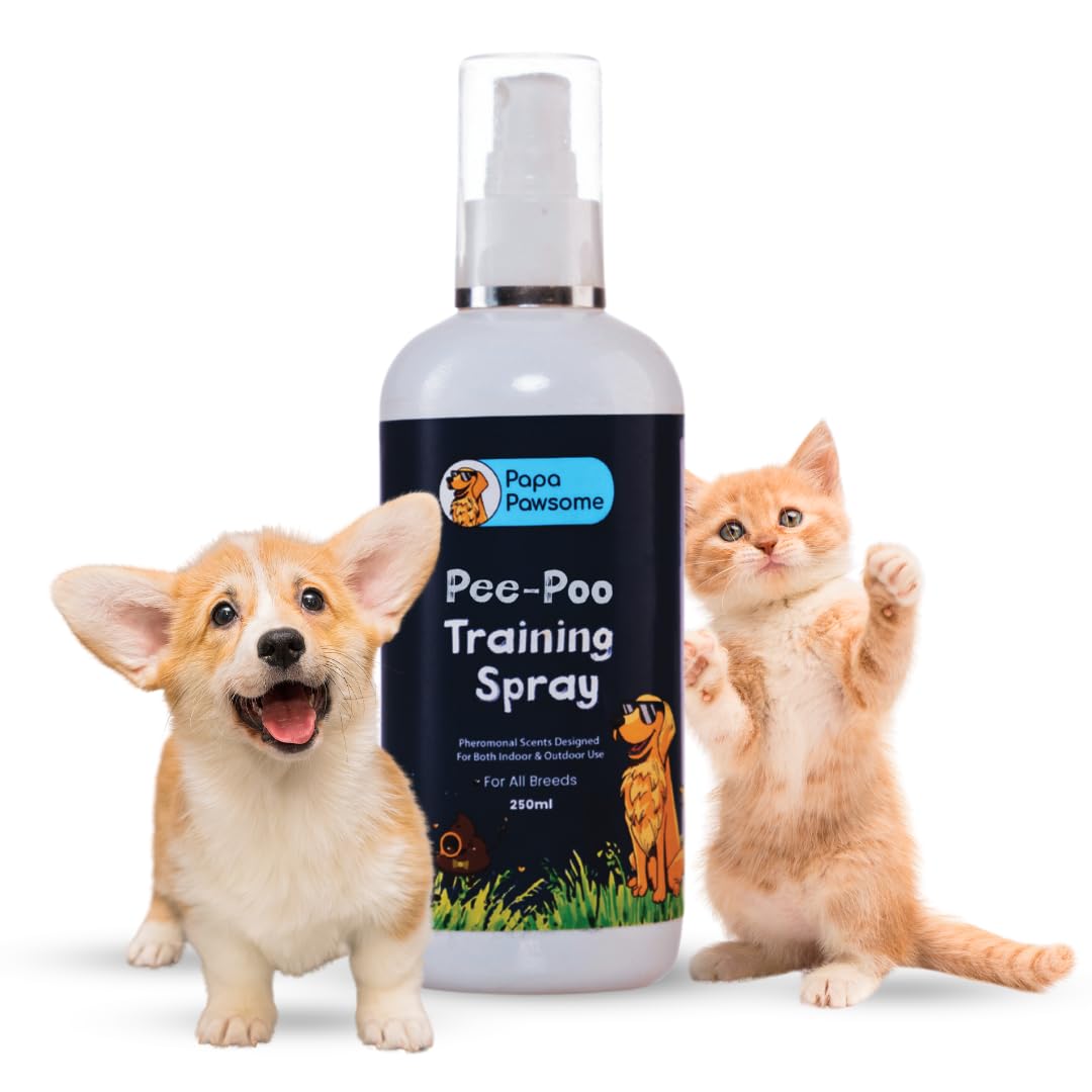 See full amazon price history chart for Papa Pawsome’s Pee-Poo Toilet Training Spray for Dog and Cat, 250 ml | Potty Training Spray for Puppy & Kitten | No More Marking | Train Your Dogs & Cats Where to Potty and Pee | Indoor & Outdoor Use Papa Pawsome’s Pee-Poo Toilet Training Spray for Dog and Cat, 250 ml | Potty Training Spray for Puppy & Kitten | No More Marking | Train Your Dogs & Cats Where to Potty and Pee | Indoor & Outdoor Use (B0CVBDD4PP) Amazon Price History, Amazon Price Tracker