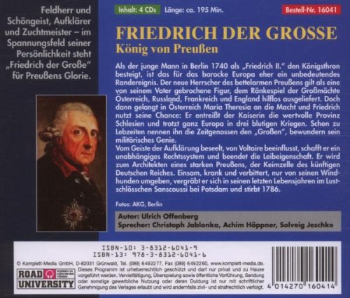 Friedrich der Grosse: König von Preussen (Road University - Wissen in höchsten Tönen)