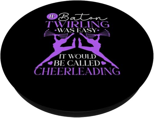 Miniatura 2 de Baton Twirling Baton Twirler Majorette Dance Gymnastics PopSockets Swappable PopGrip