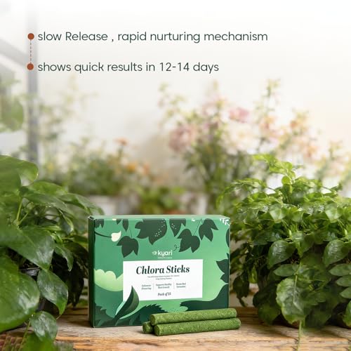 Image of Kyari Plant Fertilizer Sticks for Indoor Plants | All-Purpose Slow-Release Plant Food Sticks | Balanced Nutrition for Lush Leaves & Root Strength