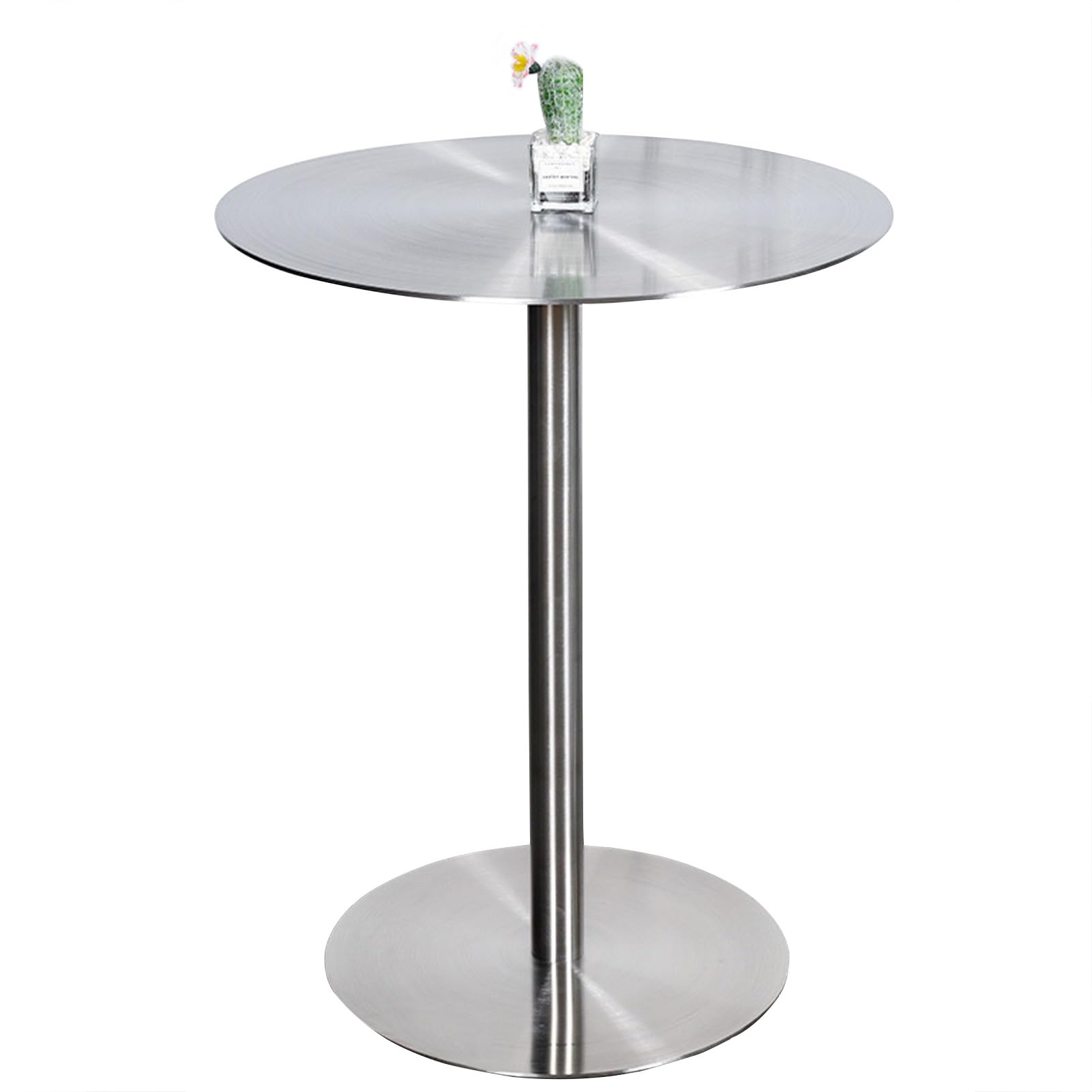 Amazon.co.jp: ラウンドバーテー​​ブル、ステンレススチールの