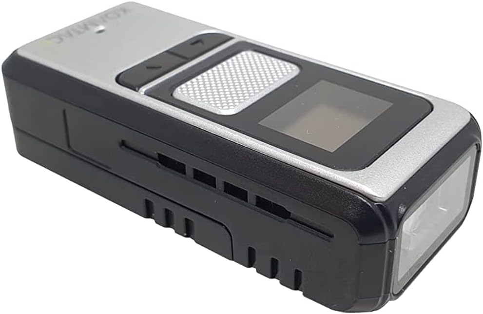Vinklet view af KOAMTAC KDC185 2D Wearable Scanner, der fremhæver scanningsmotorvinduet