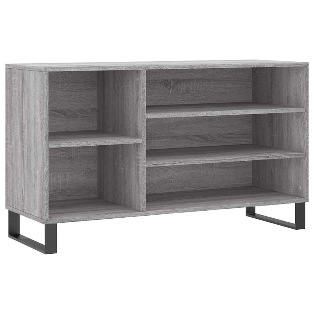 Armoire à chaussures gris Sonoma 102 x 36 x 60 cm avec pieds