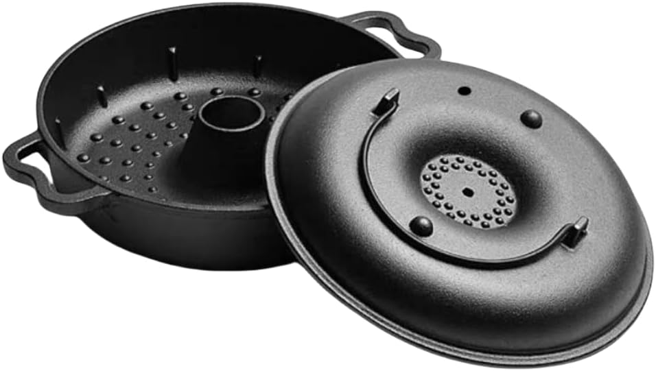 焼鍋 焼き芋器 ホーローきいも器 IH ガスコンロ対応 多機能鋳鉄鍋 防錆 速い熱伝導 家庭用ローストサツマイモ鍋 ローストポテトト