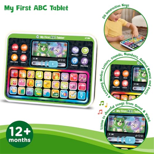 LeapFrog My First ABC Tablet™, Includes 26 Interactive Keys, 4 Learning Modes, Learn Alphabet, Numbers & Animals - Image 2