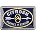 Nostalgic-Art Plaque Vintage, Citroen – Service & Repairs – Idée de Cadeau pour Fans de Voitures, en métal, Déco Design Retro, 20 x 30 cm