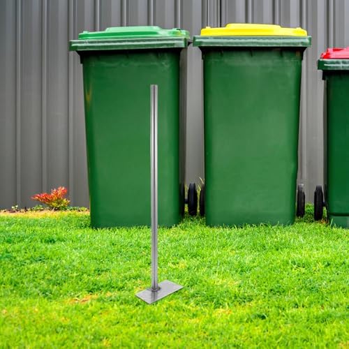 Alasum Manual Garbage Bin Compactor with Efficient Space Saver Function Stainless Steel Trash Can Compactor Tool Manual Rubbish Press for Kitchen and Public Spaces for Garbage and Trash - 4