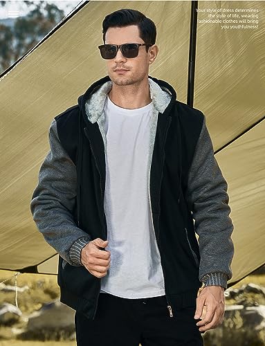 Sweats à Capuche pour Hommes SHAMMA Vestes Chaudes d'Hiver - 4