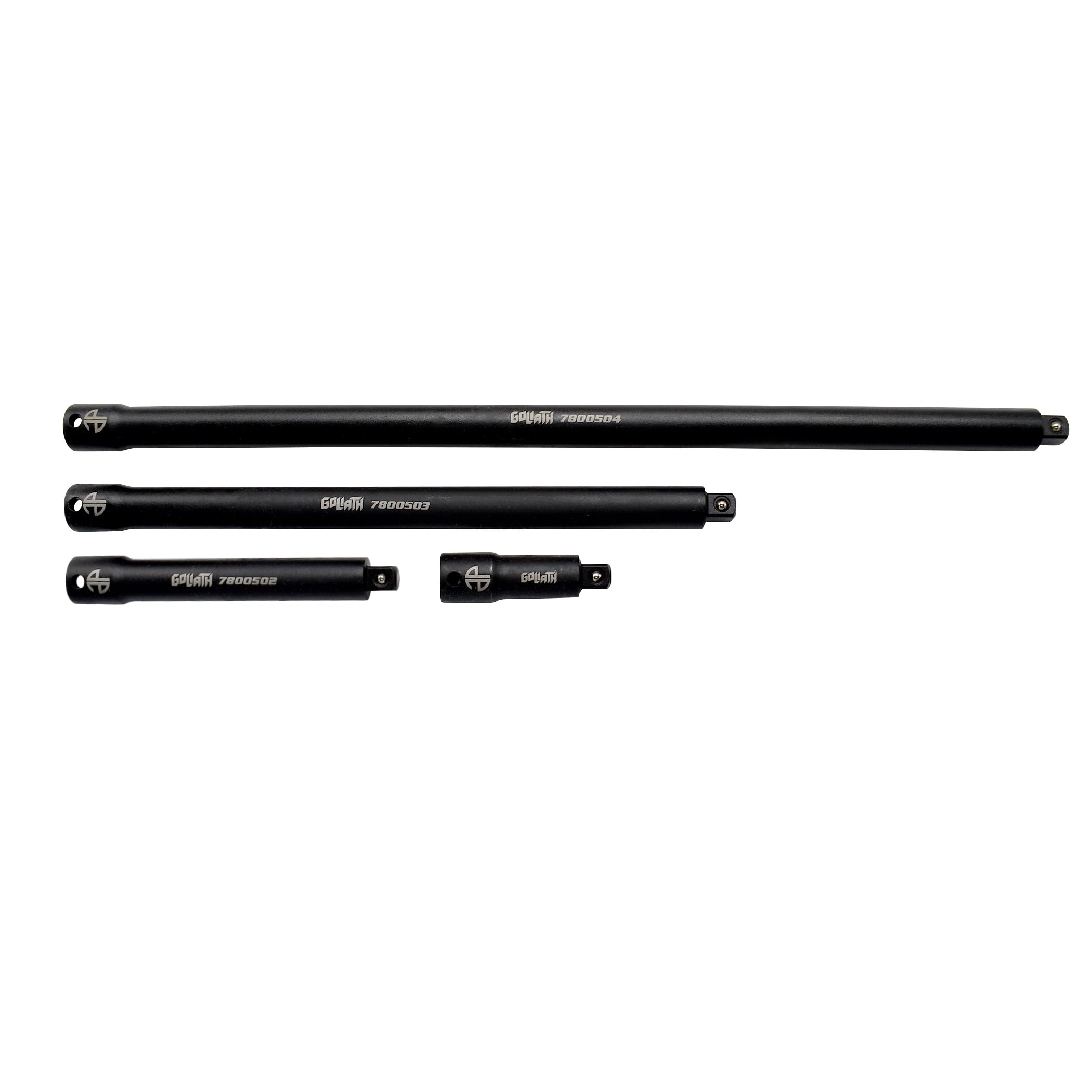 Astro Tools 78005 4pc 3/8" Drive Goliath High Torque-Saver Impact Extension Bar Set 2.5" -15"