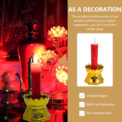 Velas de Loto Led Lámparas de Buda para Crear un Altar Zen en Casa 2