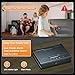 PINEWORLD Biometric Gun Safe for Handgun, Pistol Safe with Fingerprint,Backlit Keypad,Keys, 3 Quick Access Safe, Gun Case with Interior Light&Type-C Port for Home,Nightstand,Car, Steel Cable Included