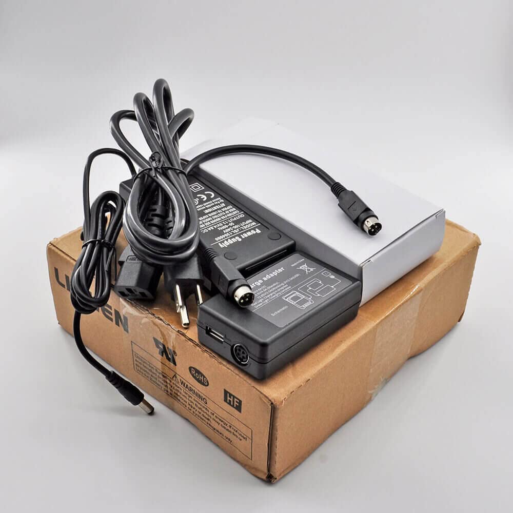 Power Charger for Fusion Splicer AI-9 AI-8C AI-7, Cargador de Corriente Juego de Adaptador y Cable de Repuesto para Empalmadora de Fibra óptica AI-9 AI-8C AI-7