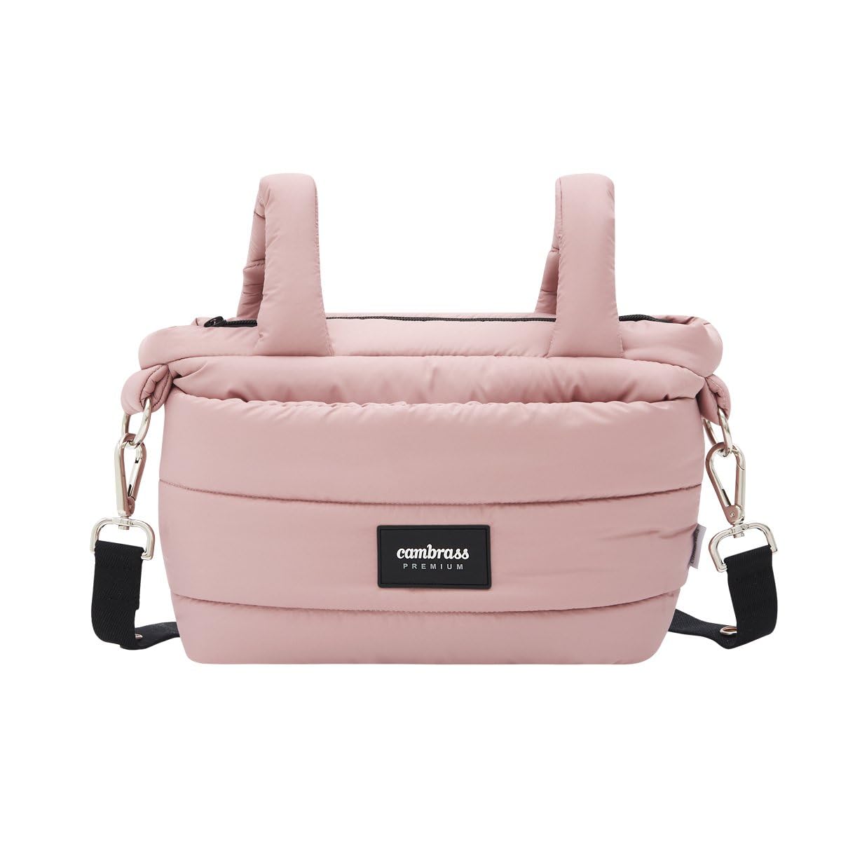 Cambrass-Bolso carro maternal para bebe-bolso de maternidad para carritos de bebe-organizador para pañales y otras cosas de bebe-Urban Rosa Palo 13x38x20 cm