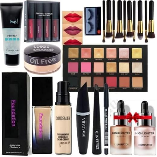 Classyhuda HD Professional Makeup Combo Kit For Women & Girls All Products In 1 Box For girls and women. For All Skin Tone...