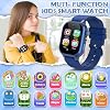 Kids Smart Watches for Girls Boys Toys Ages 4-12 with 30+ Games Video Recorder Music Alarm Clock Learning Card HD Touchscreen 4 5 6 7 8 Year Olds Birthday Gift