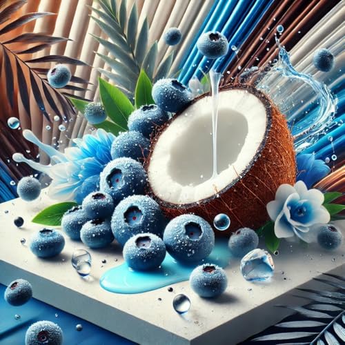 Arôme concentré myrtille noix de coco vegan Sasami 100ml saveur fruitée intense
