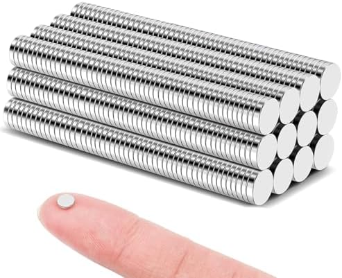 5x1mm Rare Earth Magnets, 500 Pcs | Small Magnet Tiny Neodymium Magnet for Crafts, DIY, Kitchen, Whiteboard
