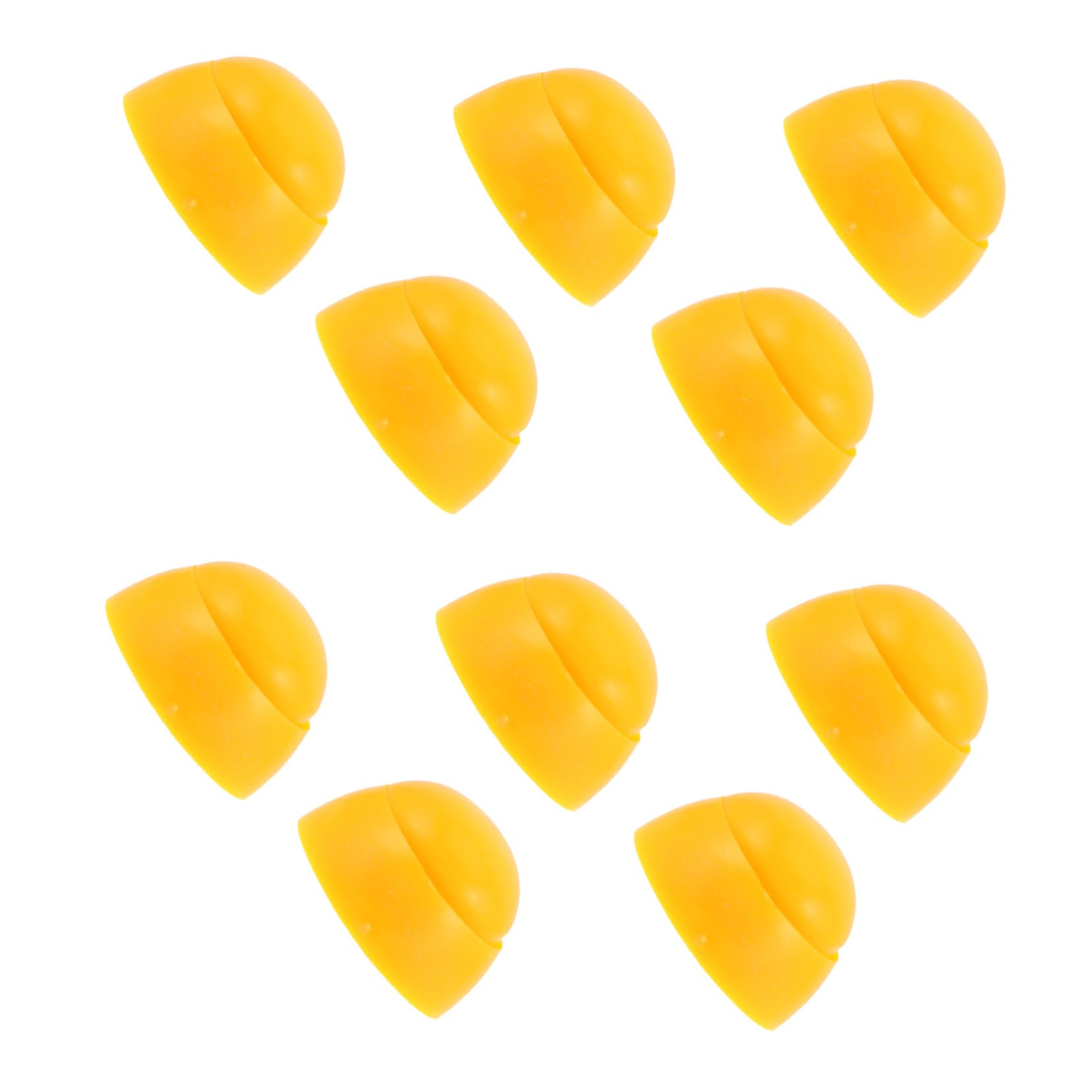 Toddmomy 10pcs Yellow Plastic Nut Caps for Playground Bolts and Screws, Anti-uv Safety Covers Eliminating Exposed Bolt Risks, Suitable for Outdoor Children’s Play Equipment