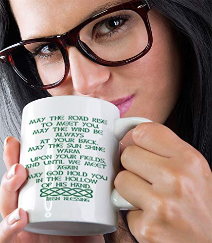 Taza de café cerámica de 11 onzas diseño irlandés miniatura 5