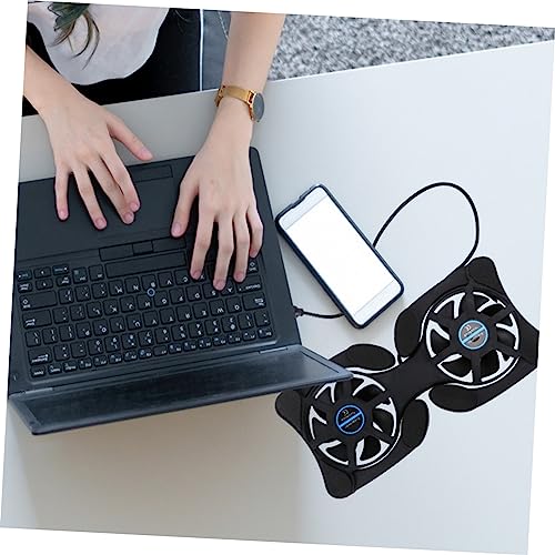 Base enfriadora portátil para laptop con ventiladores miniatura 5