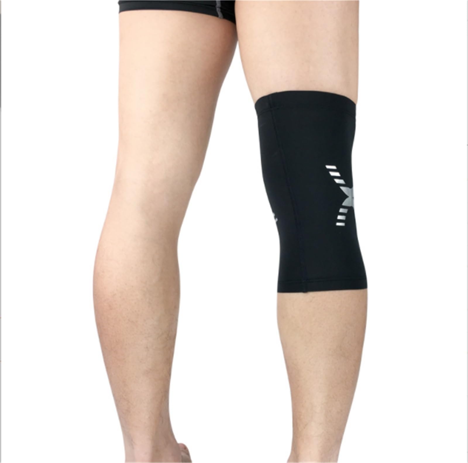 Ginocchiera Un Paio di Ginocchiere for Mountain Bike for Uomini E Donne, da Calcio Pallavolo Supporto Ginocchio(Blue,Silver,Large)