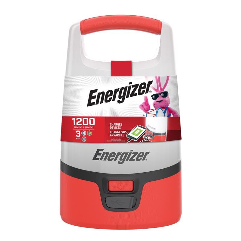 Vision LED USB Lantern 4 D Batteries (Sold Separately) Red/White