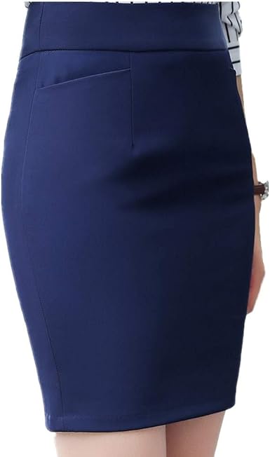 U/A falda de mujer formal oficina señoras mini faldas cortas más tamaño  trabajo: Amazon.es: Ropa