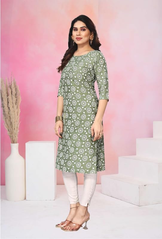 Image of Women Printed Crepe Kurtas