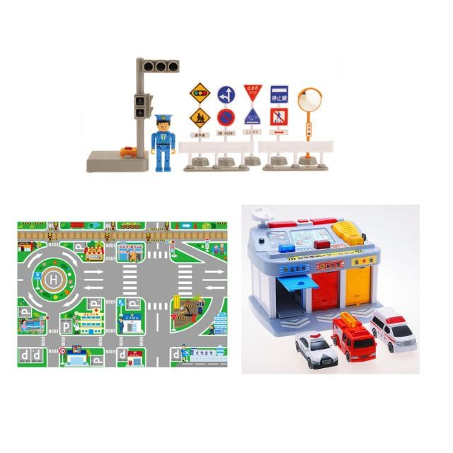 Amazon.co.jp: 【3点セット】光る！サウンド信号機セット&トイコー