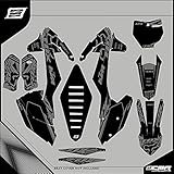 adhesivos ktm factory 2016 ★ Material PVC Cristal espesor 500 micras y adhesivo High Tack resistente a los disolventes y a los agentes atmosféricos.
